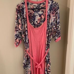 Jessica Simpson Nightgown and Robe Set Size S